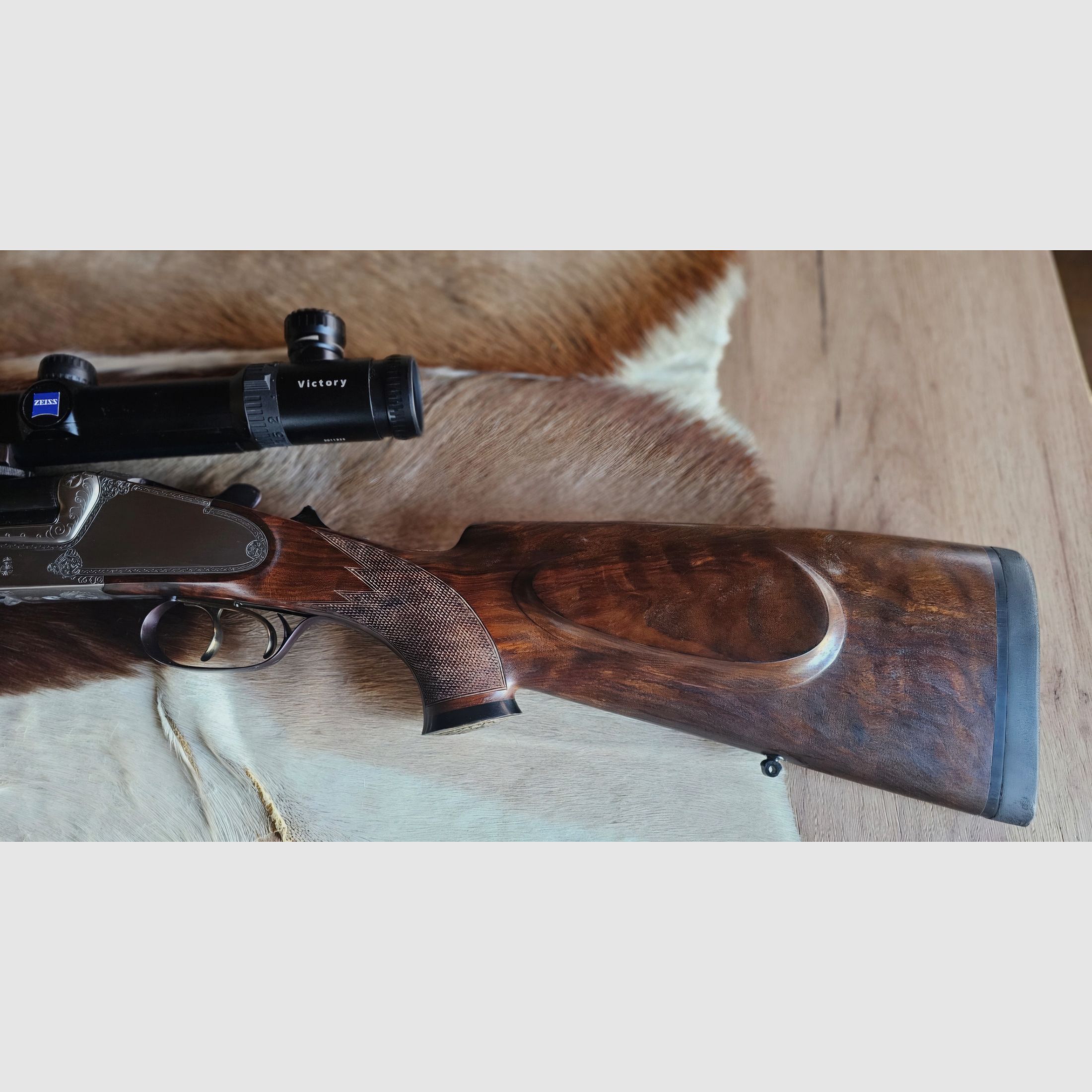 Dubbelbuksdrilling Mod. 37B - 9,3 x 74R, 9,3 x 74 R, 20/76 Mag.