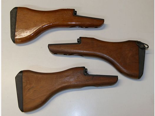 Imi Isreal SAR M54 / UZI / BW MP2 rear stock wood used