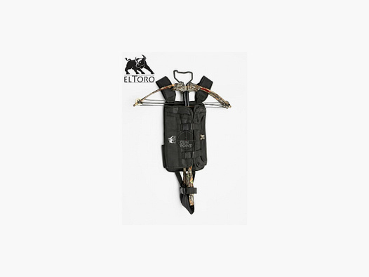 elTORO Tragesystem für Armbrüste in schwarz mit vielen Taschen
