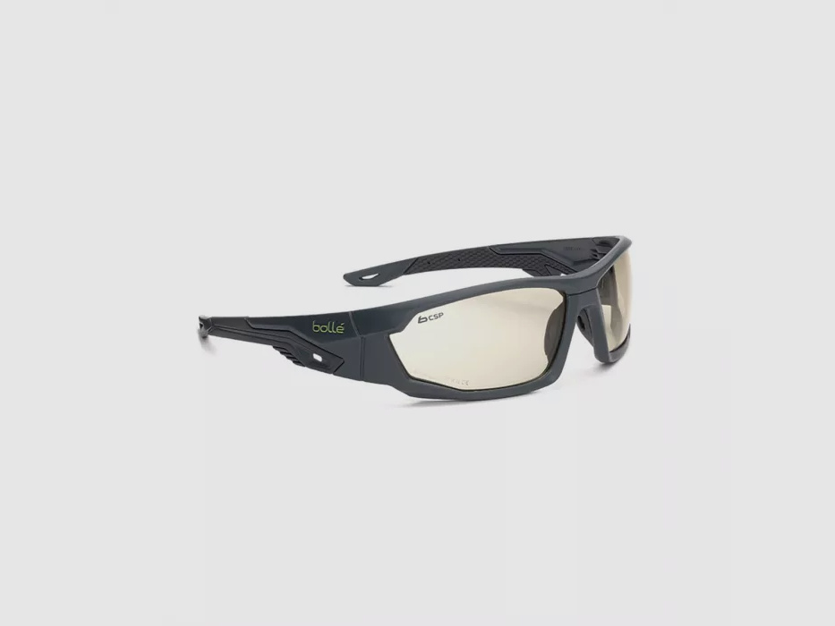 Tactical Brille Bollé® "Mercuro CSP" (bei Wechsellicht) Grau / Schwarz
