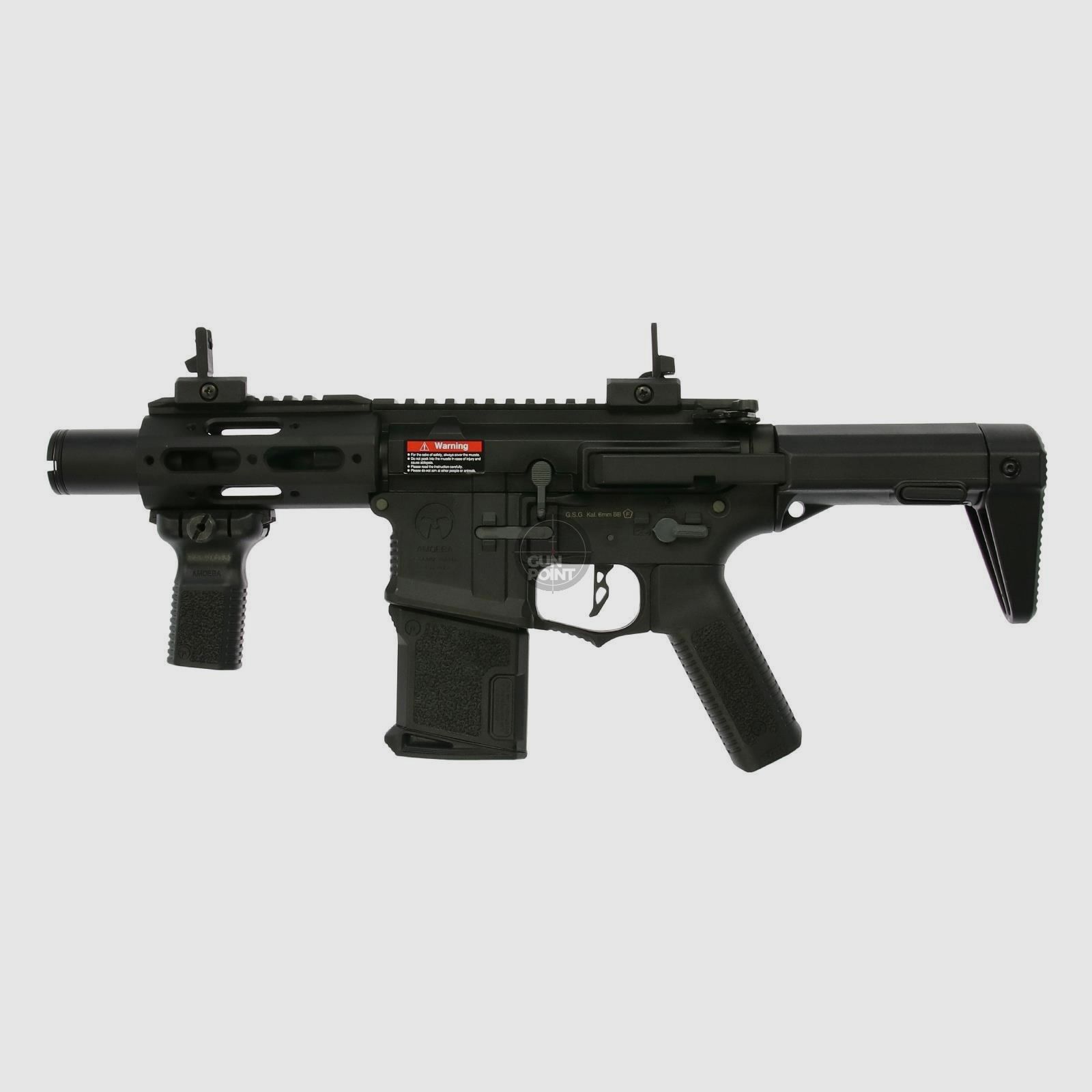 Softair - Gewehr - ARES - Amoeba M4 015 EFCS S-AEG schwarz - ab 18, ber 0,5 Joule