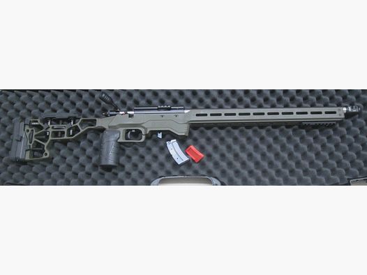 Anschütz APR 1710 Crimson Red .22lr  Anschütz .22lr noch Match 54 System in Magpul Green Cerakote