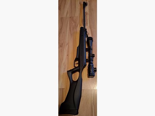 DIANA eleven mit Zielfernrohr und sehr guter Tasche.