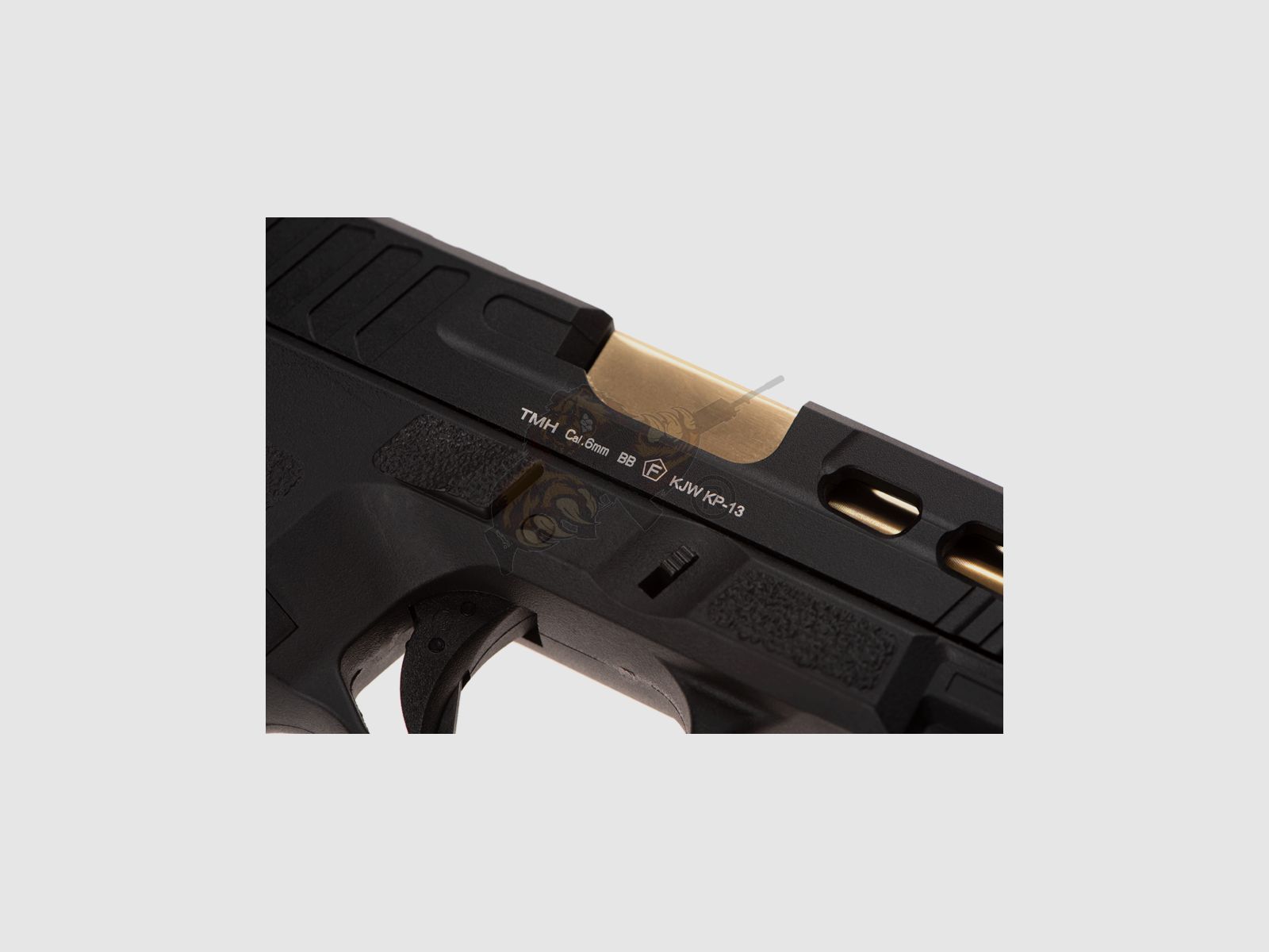 KJ Works KP-13 TBC Custom Metalowy Zamek GBB Czarny -F-