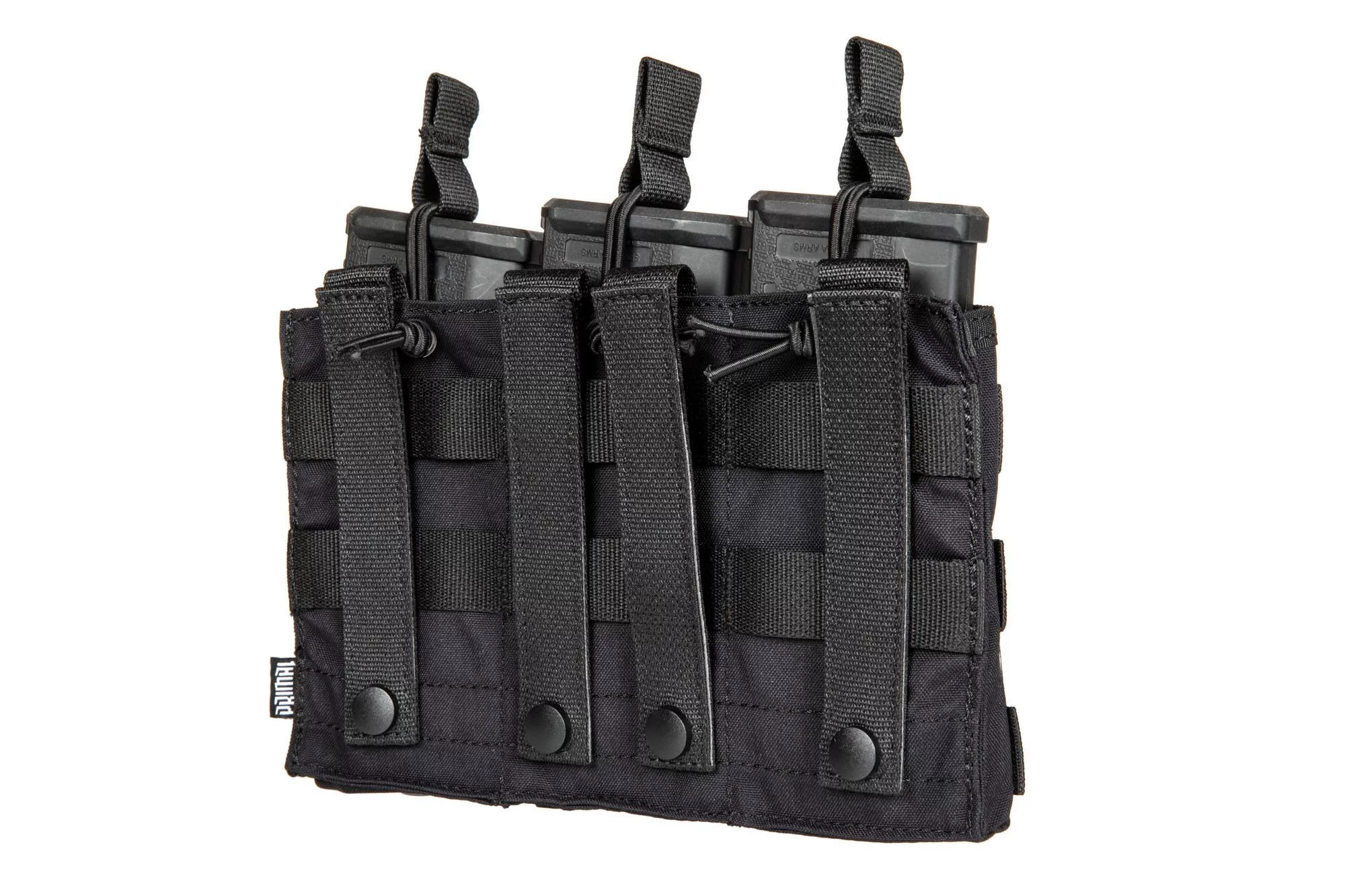 PRIMAL GEAR Triple Magazine Pouch Open Koga – Black, image 6 of 14