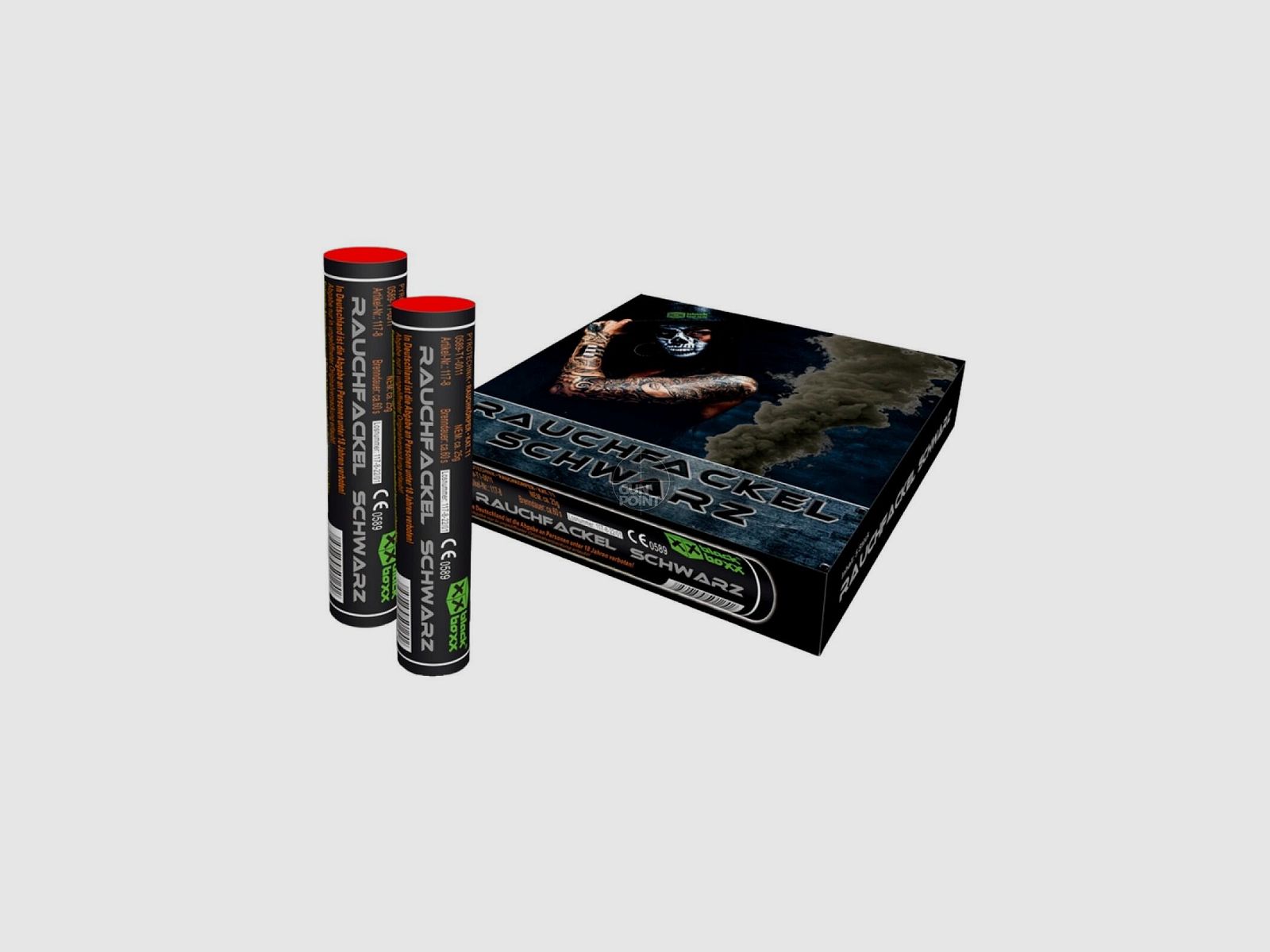 Blackboxx Rauchfackel 5er Pack 60 Sek. - Schwarz