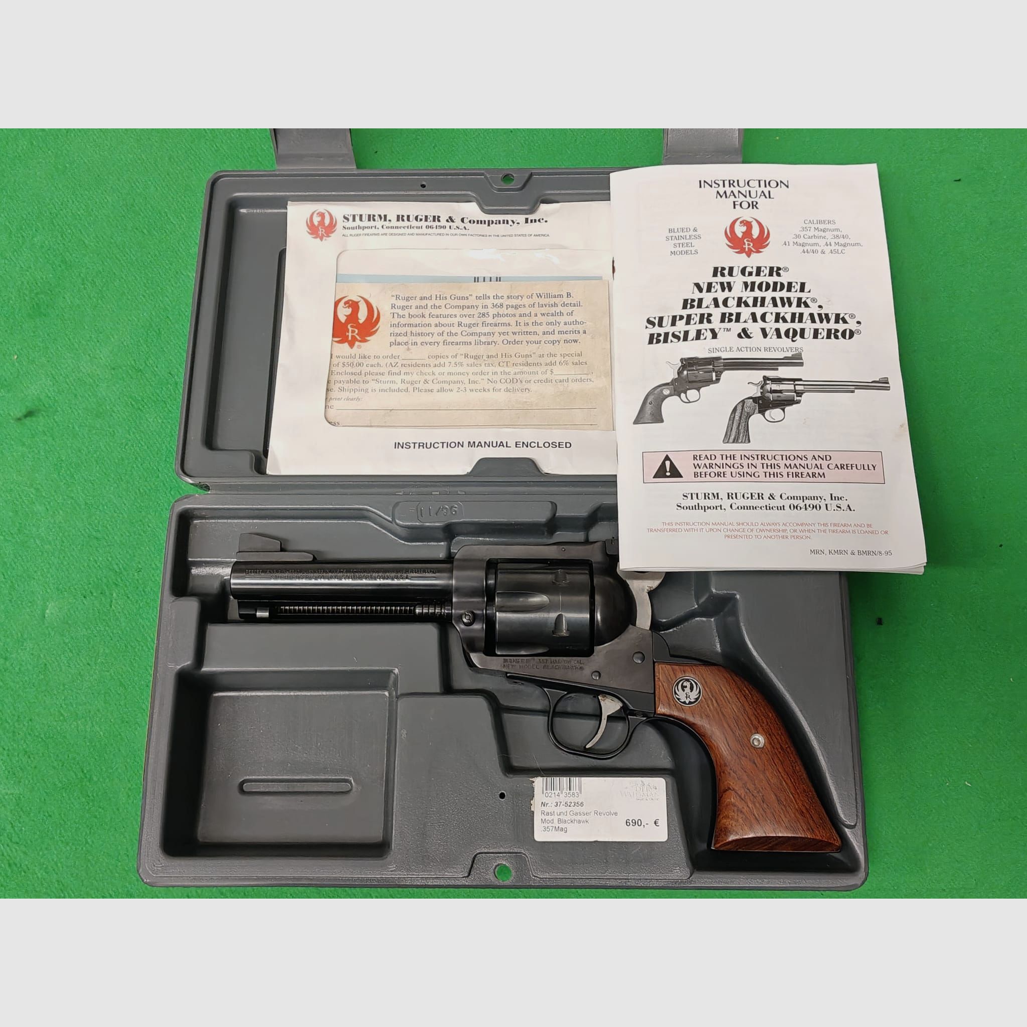Ruger Blackhawk .357Mag single action