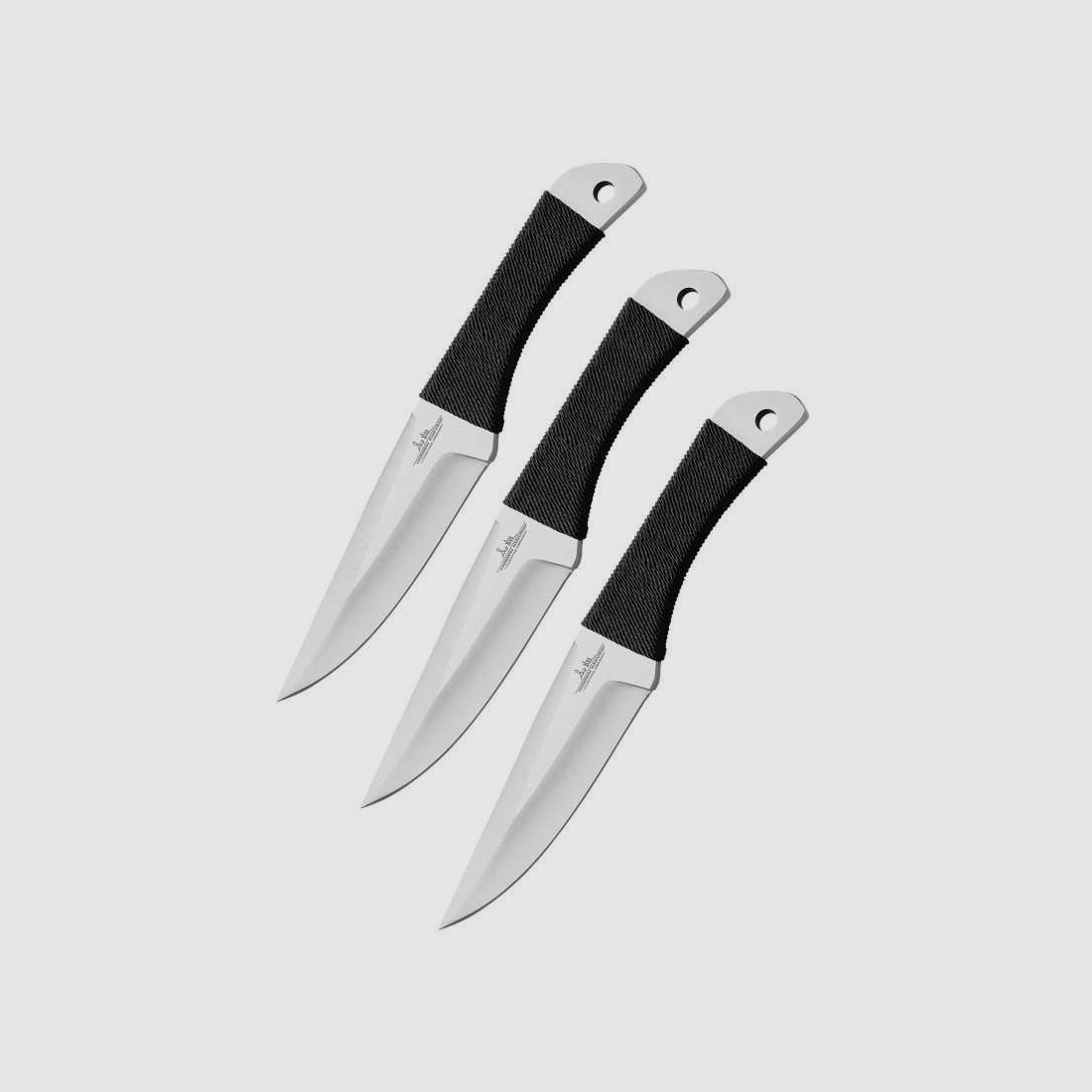 United Cutlery Gil Hibben 3er Wurfmesser-Set mit Kordelgriff