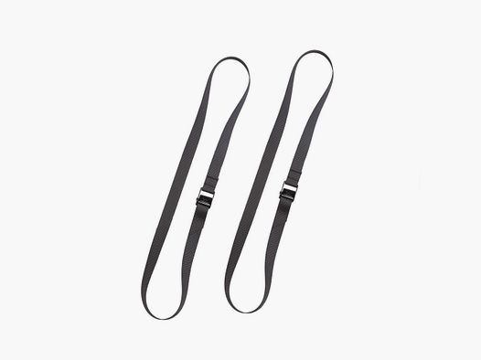 Savotta Pack straps cam buckle, 2 pcs, 120 cm, schwarz