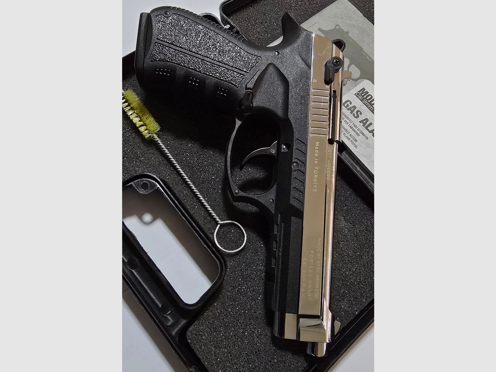 Zoraki 918 Chrome 9mm PAK Schreckschuss antiguo PTB 965 raro