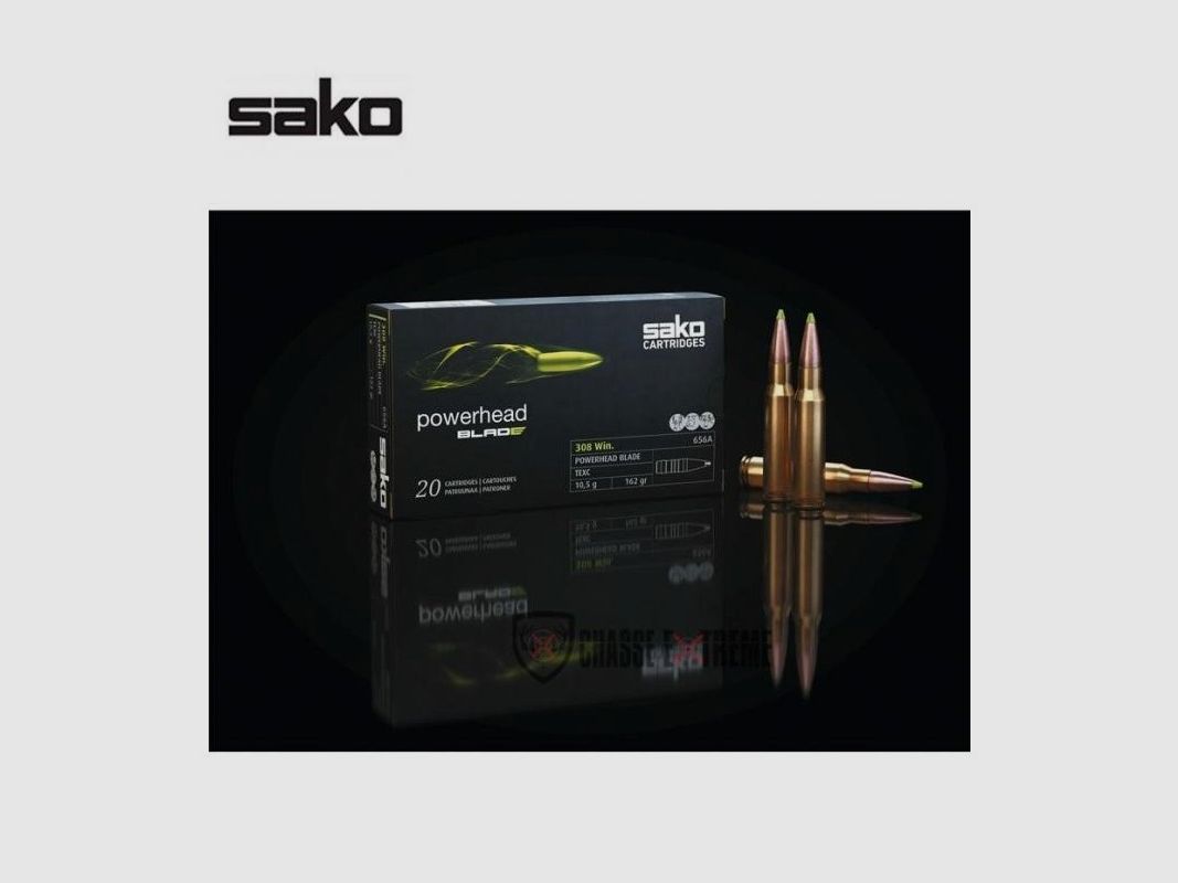 20 Patronen SAKO Powerhead Blade 260 Gr Kal. 375 H&H