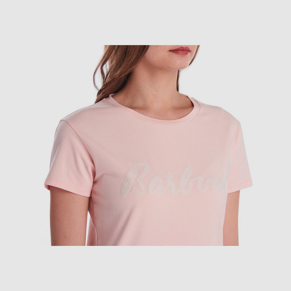 T-shirt BARBOUR Rebecca w kolorze jasnego koralu