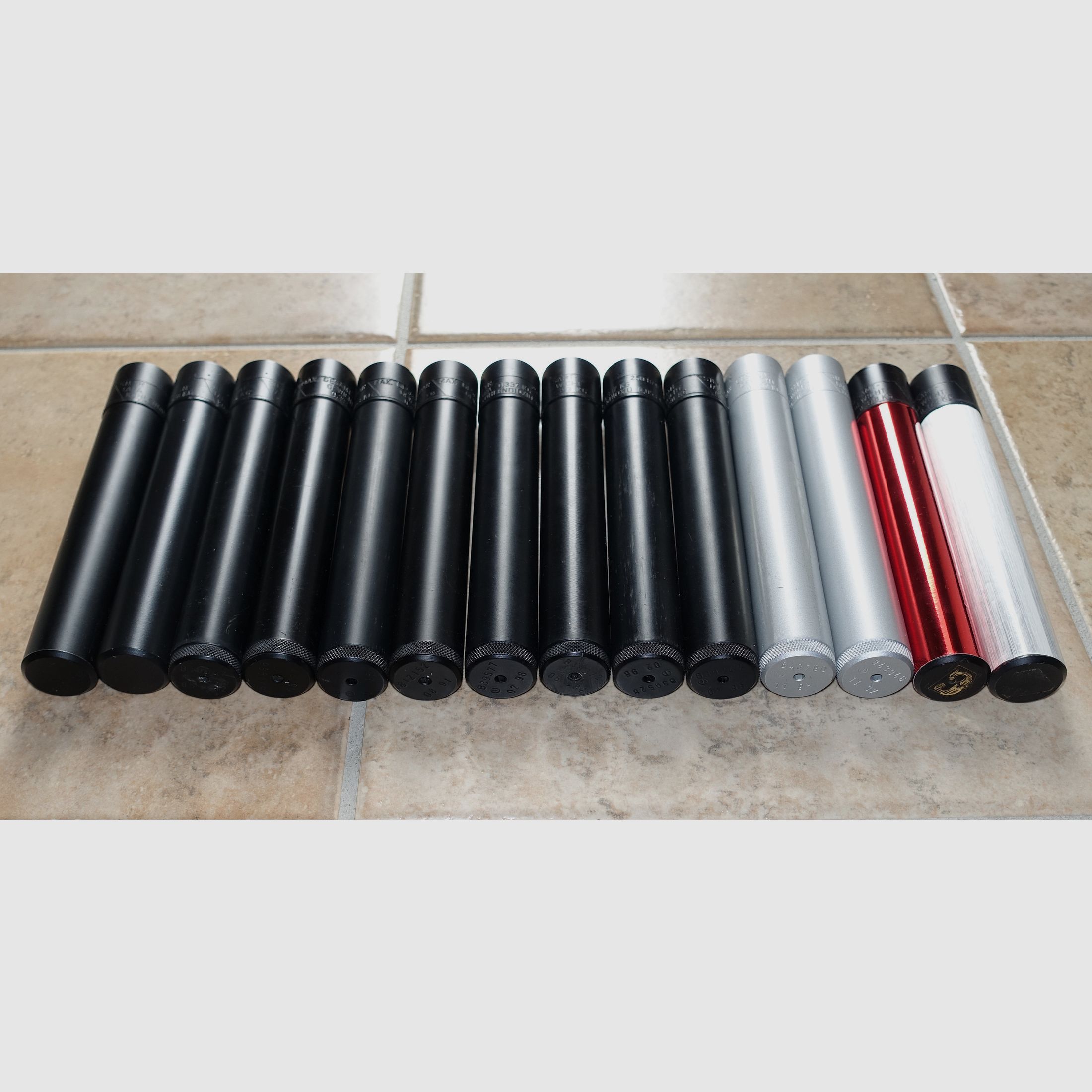 Steyr patronen 14 stuks + vuladapter, Steyr CO2 aansluiting, veer en ontluchtingsschroef