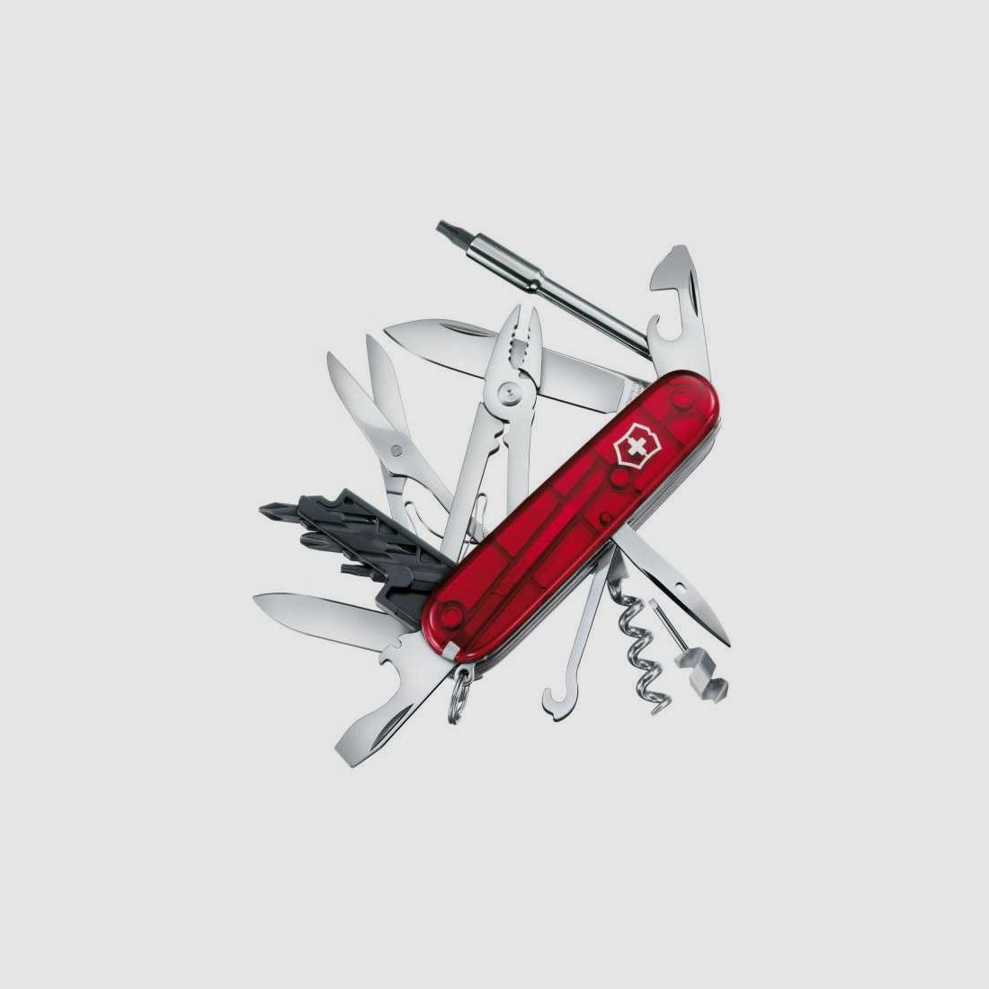Victorinox CyberTool M Taschenmesser, rot transparent, 32 Funktionen