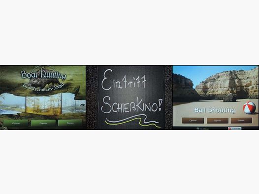 Schießkino „FUN für ALLE“ zum MIETEN