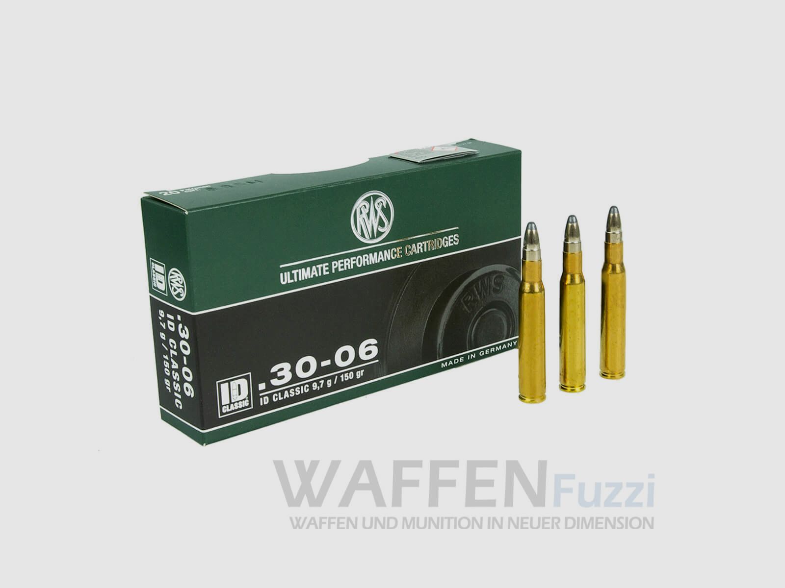 RWS cartucce per fucile ID Classic calibro .30-06 150grs