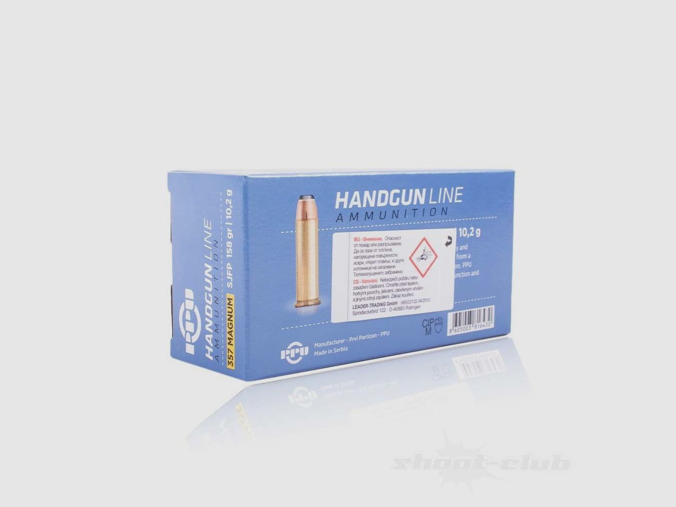 PPU - Prvi Partizan SJFP 158grs 50St .357Mag