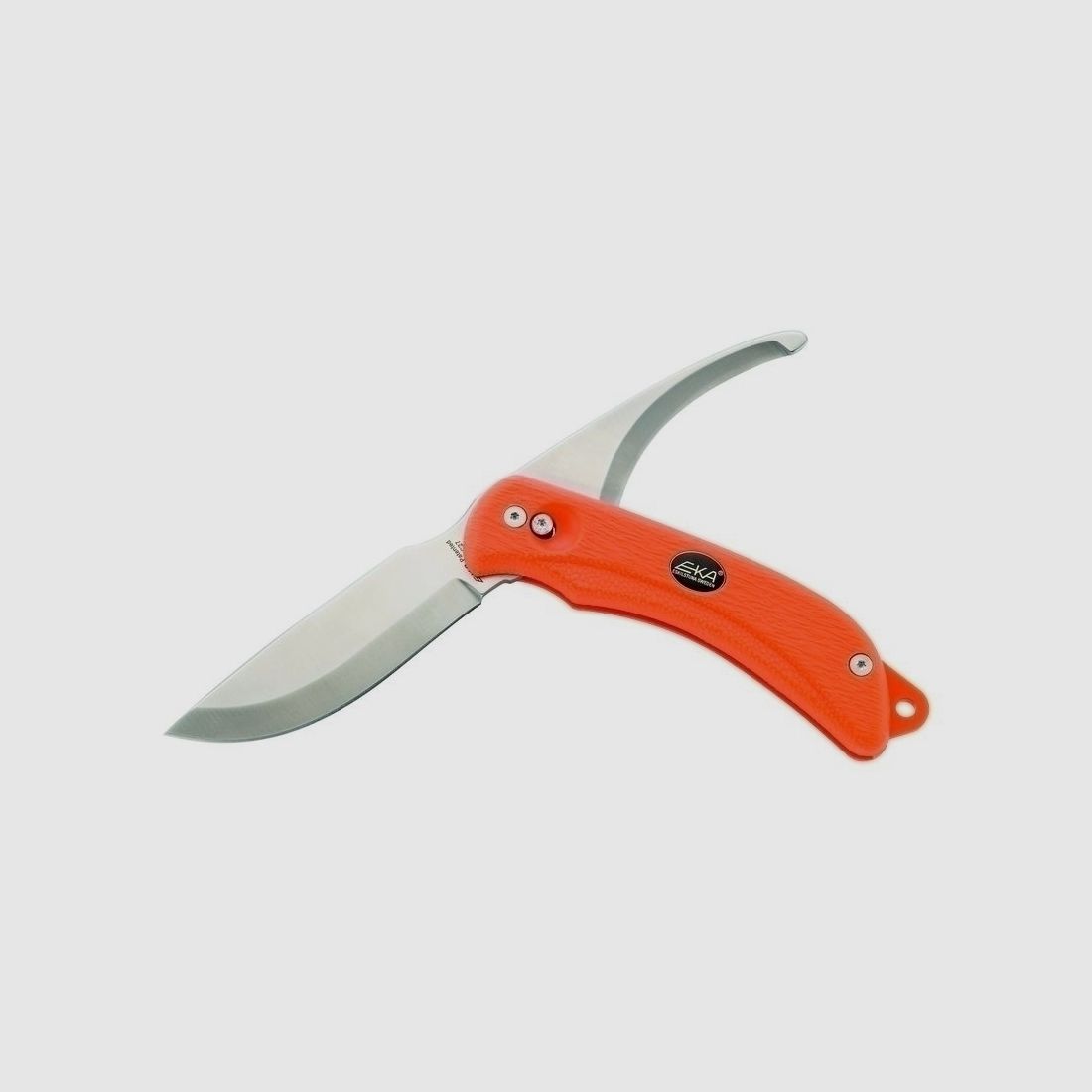 EKA Jagdmesser G3,Swingblade,orange Kraton-Griff,Cordura-Scheide