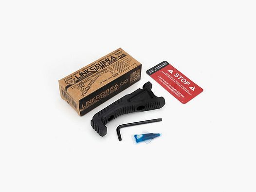 STRIKE INDUSTRIES W/CABLE STRIKE INDUSTRIES LINK COBRA FORE GRIP WITH CABLE MANAGEMENT IN BLACK
