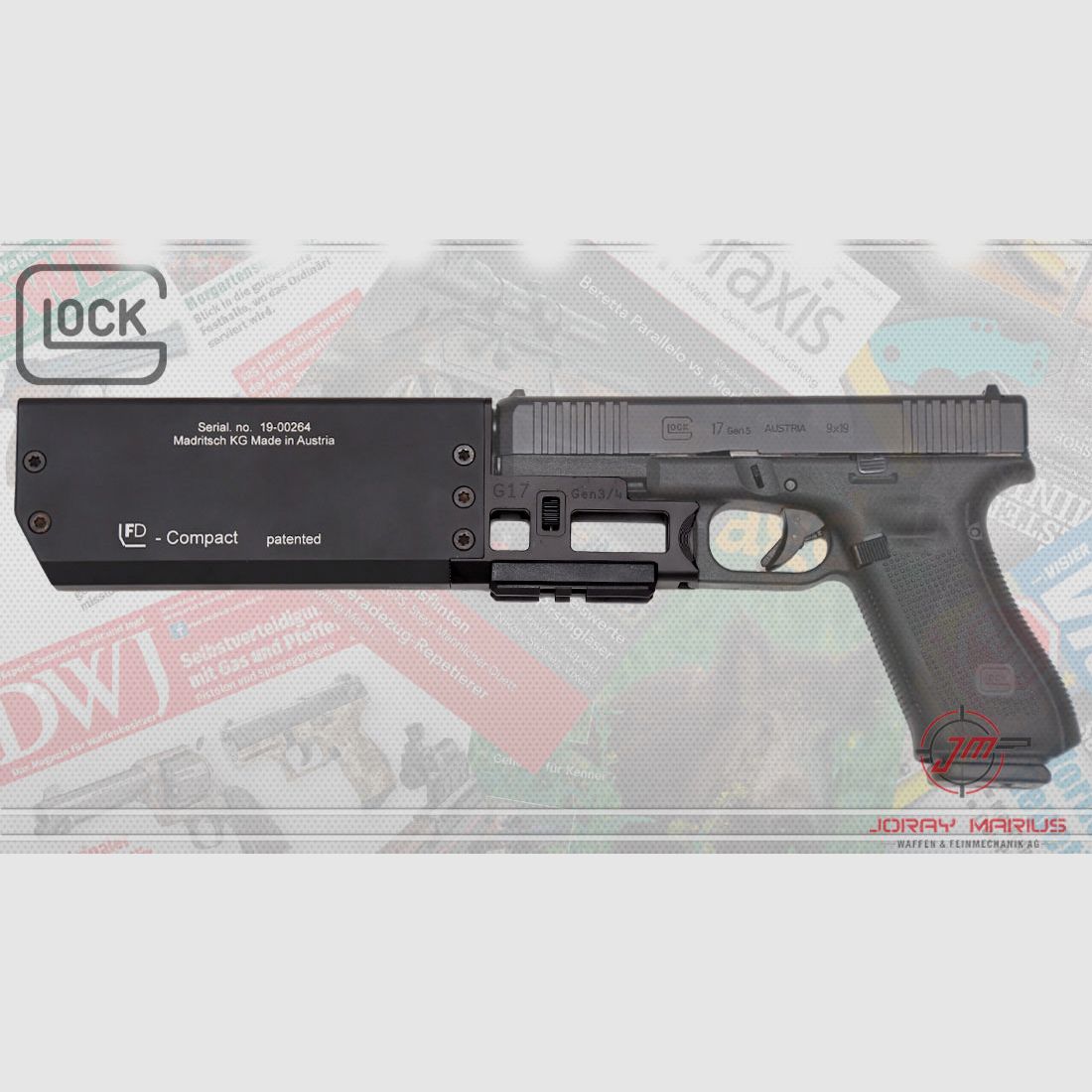 Fischer Schalldämpfer zu Glock FD917-Compact, Bild 2 von 2