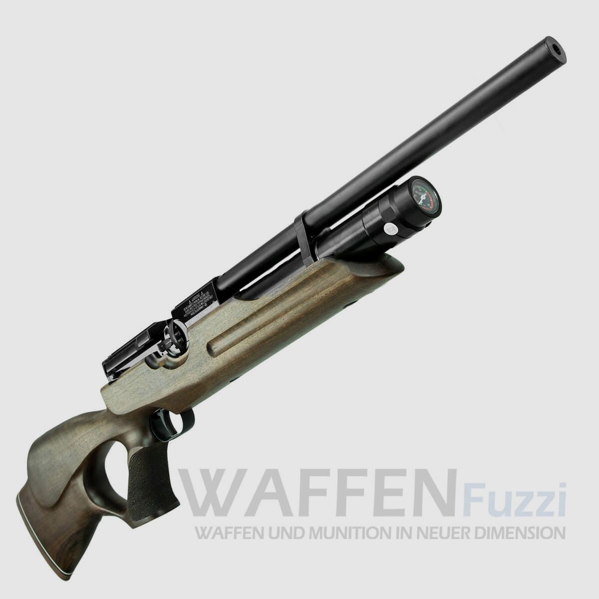 Weihrauch HW 100 TK calibro 4,5 mm carabina ad aria compressa PCP con calciatura sintetica F.S.B. versione corta, immagine 6 di 6