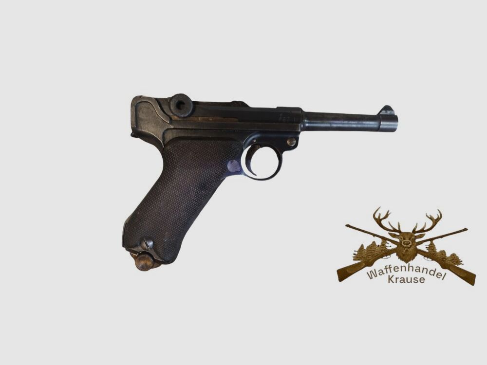 P08 DMW / Mauser P08 Baujahr 1918 Erfurt