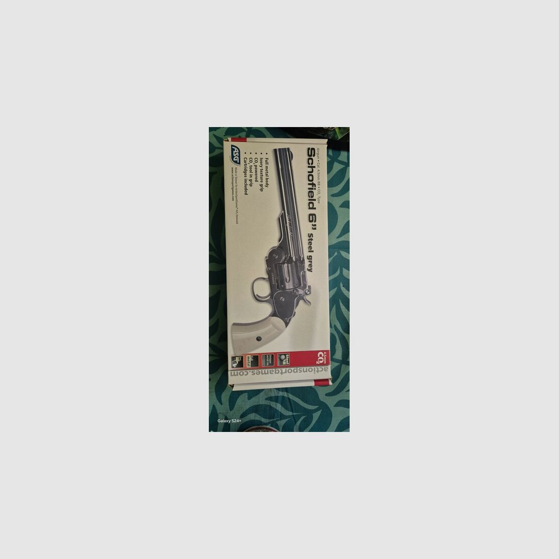 Superset Co2 Revolver ASG Schofield 6" Plated Steel 4,5 mm Stahl BB