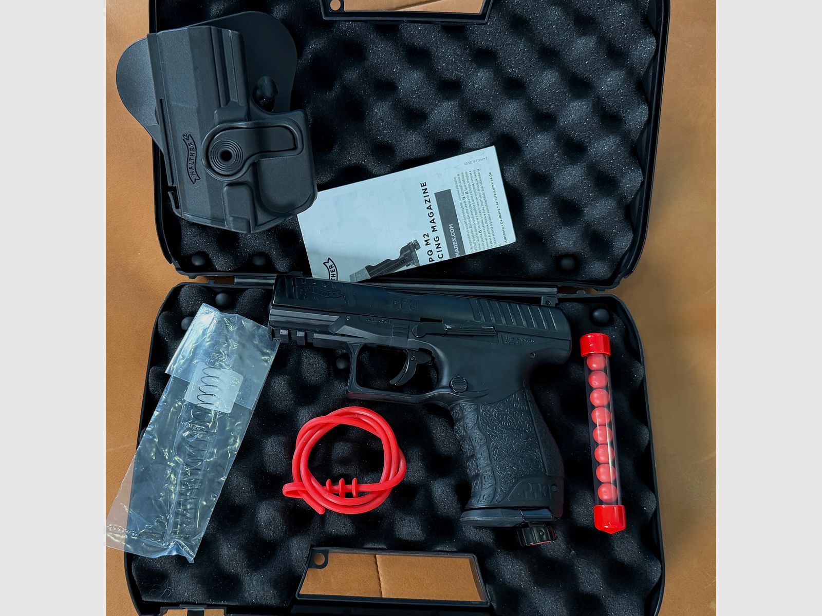 Walther PPQ M2 T4E RAM, Walther Holster, PepperShots