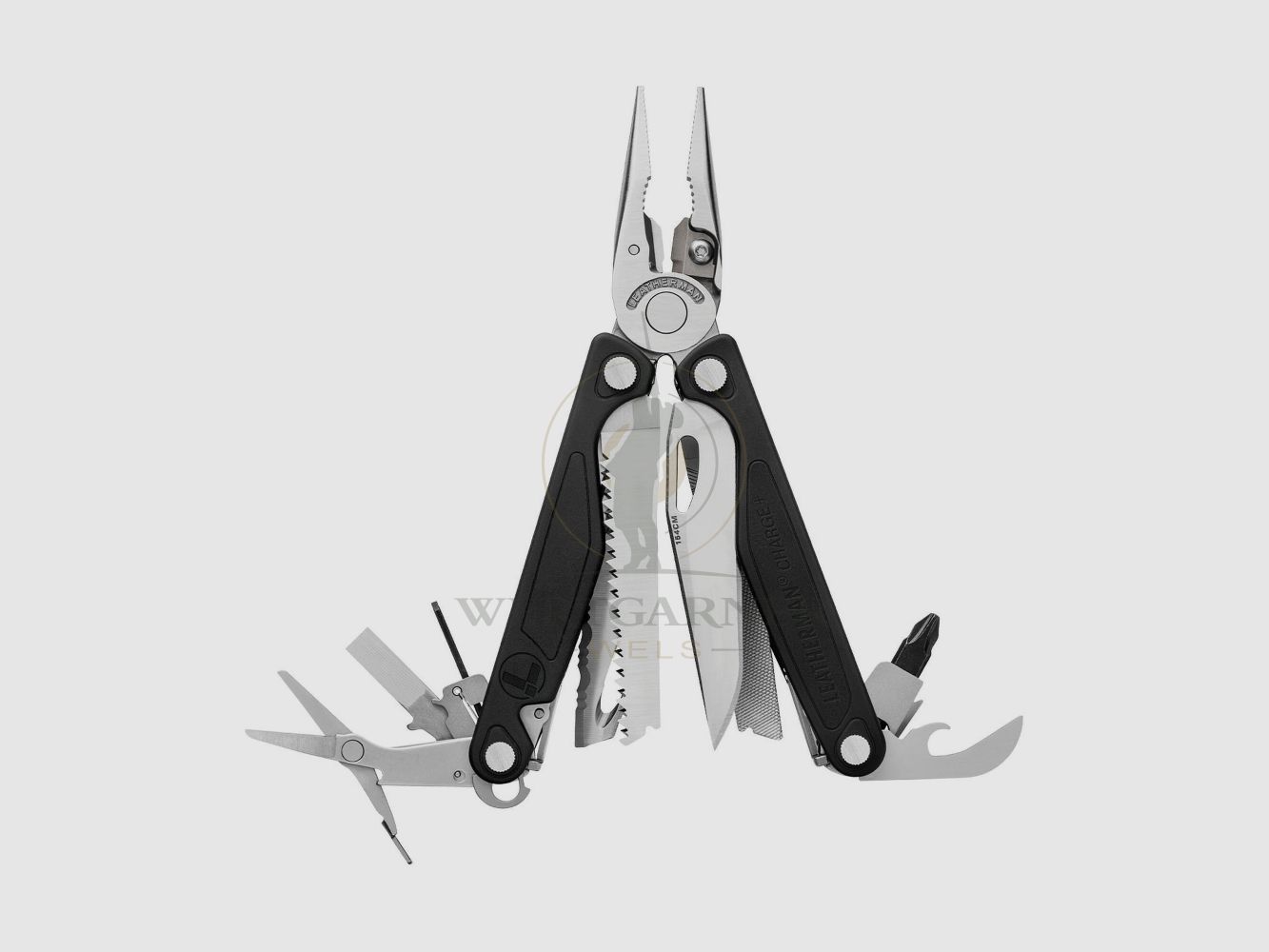 Leatherman Charge Plus noir/argent acier inoxydable multitool, image 1 sur 6