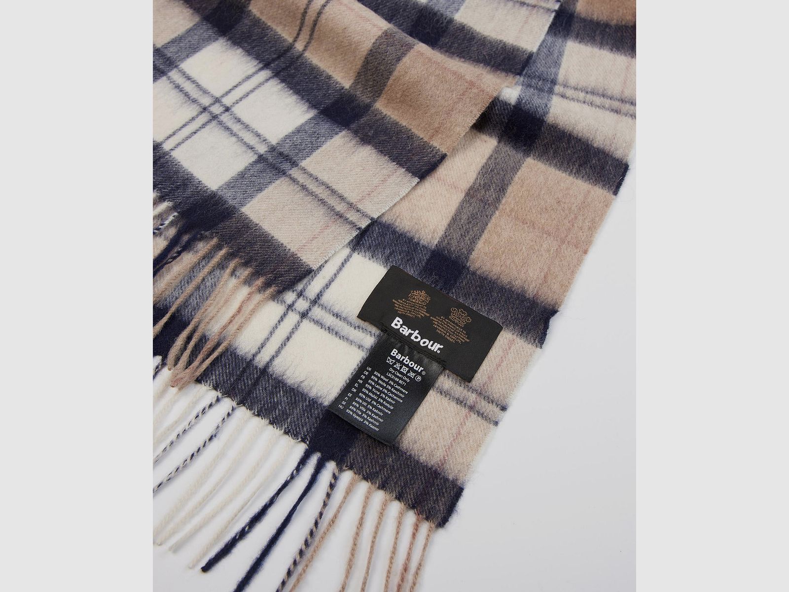 Barbour Tartan Scarf made of Lambswool & Cashmere