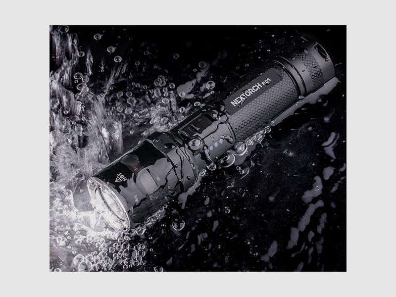 Taktische LED-Taschenlampe P83, 1'300 Lumen (inkl. Akku), Bild 10 von 11