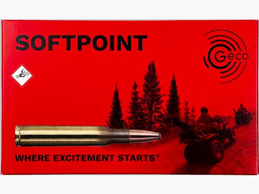 Geco cartouche de chasse Softpoint cal. 7X65 R TM 165grs