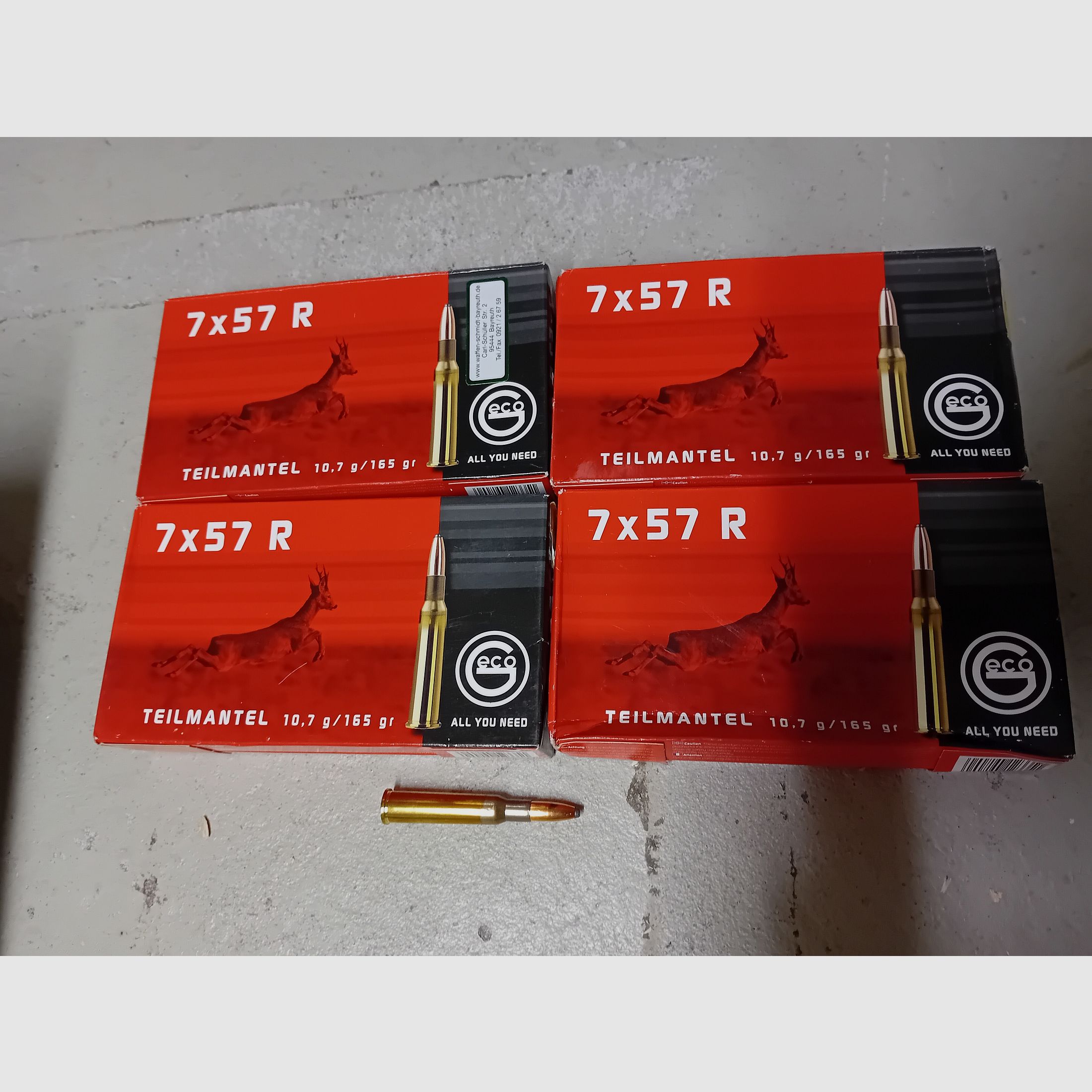 Geco 7x57 R Teilmantel 