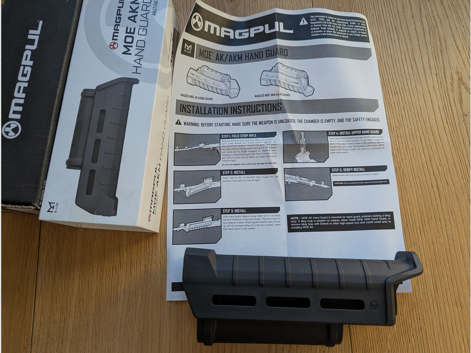 MAGPUL MOE AKM AK47 Karabijnhandgreep Zwart Handguard