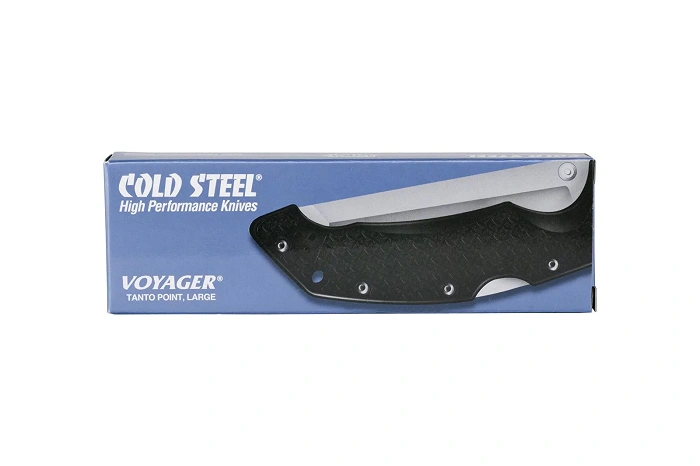 Cold Steel Voyager Large Tanto Plain Edge BD1 Knife, image 5 of 6