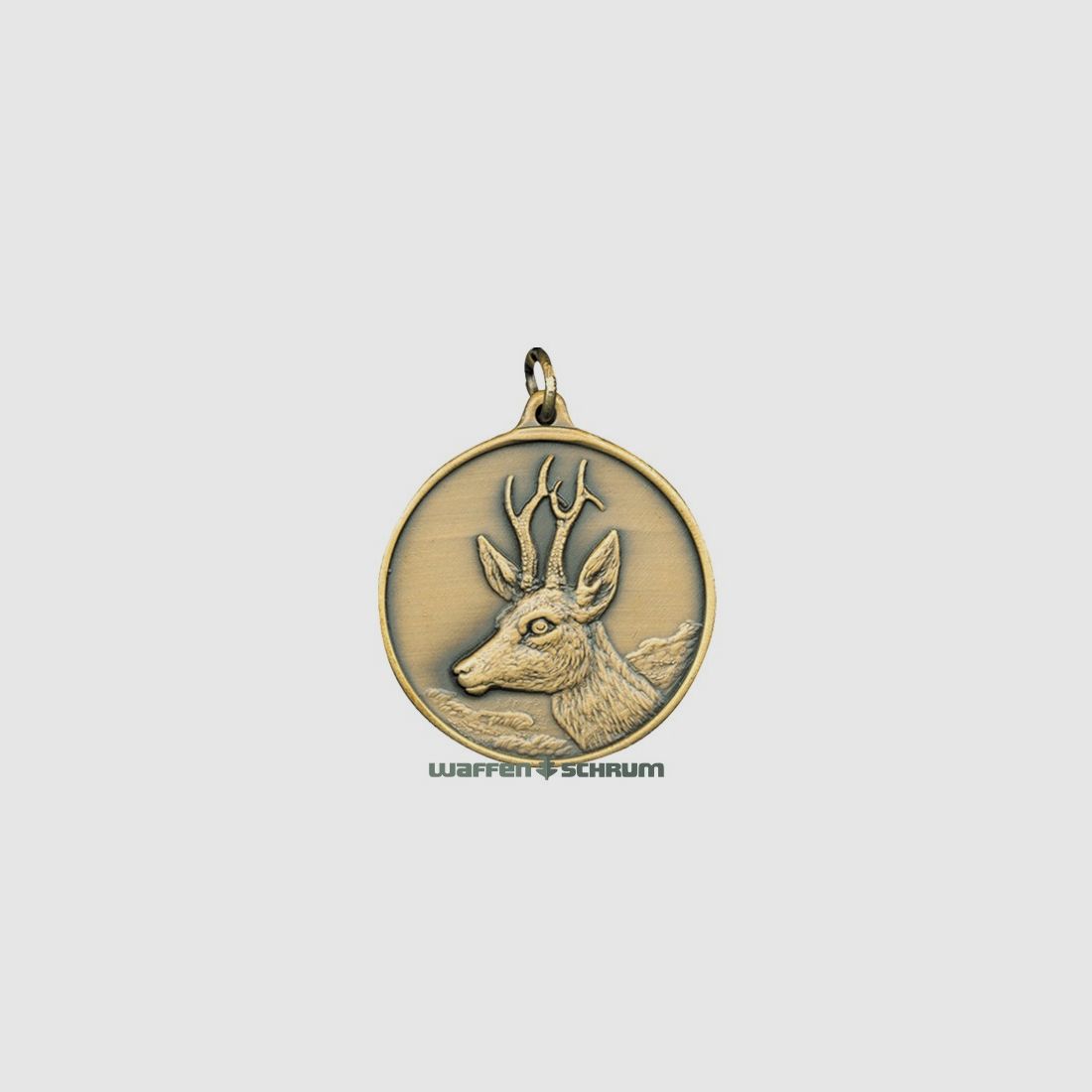 Steinhauer&Lück Jagdmedaille Bock 40 mm Bronzefarbig