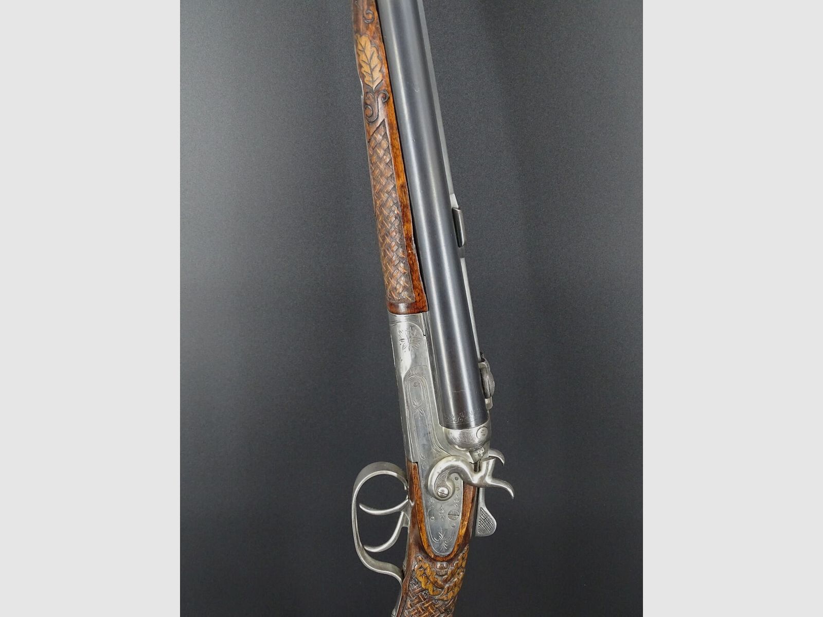 Hahndoppelflinte 16/70 Lauflänge 72cm Hahndoppelflinte
