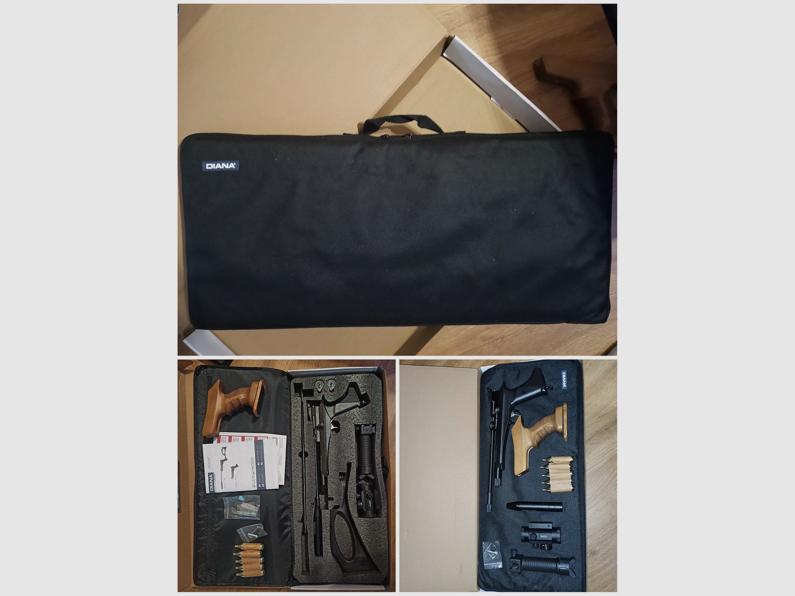 Diana Chaser Rifle Set 4.5mm with a lot of accessories.
