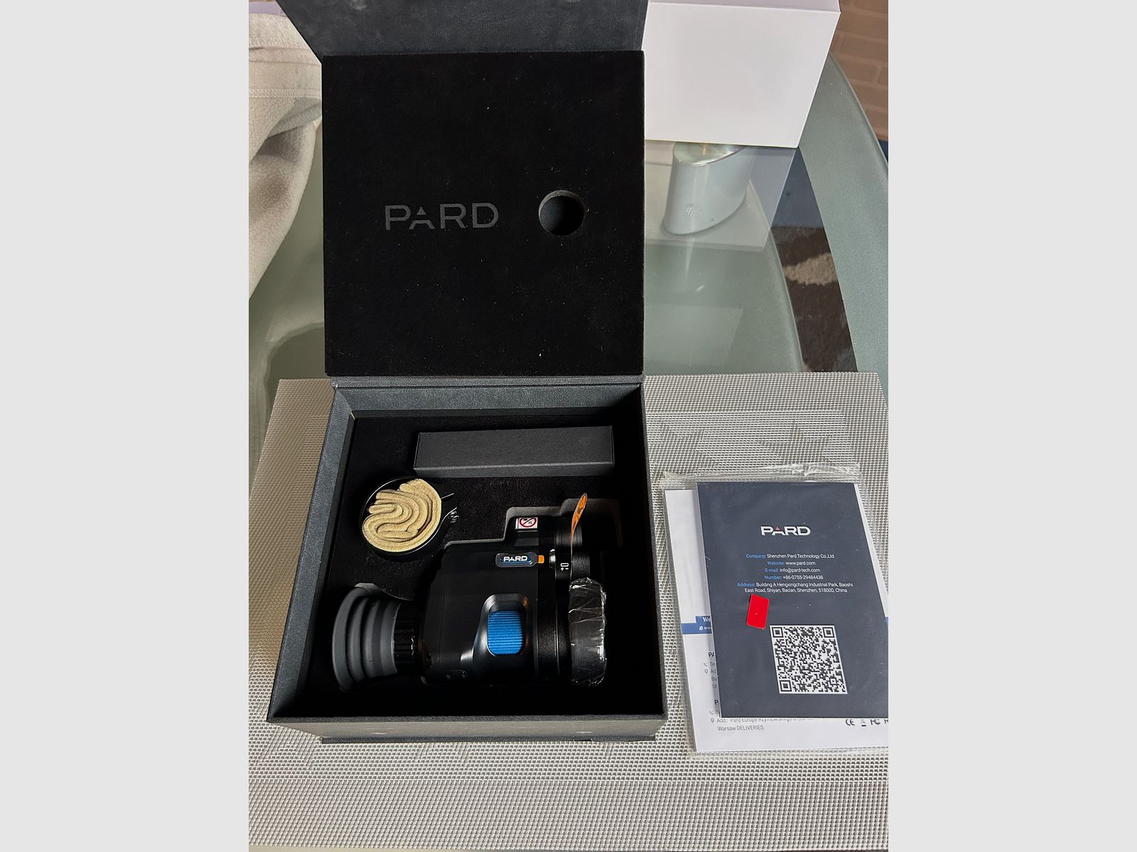 PARD NV007V2 940 nm night vision attachment – like new – invoice 14.07.2026 – original packaging