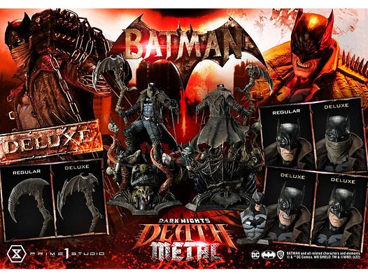 Dark Knights: Metal Statue 1/3 Death Metal Batman Deluxe Bonus Ver. 105 cm | 42966