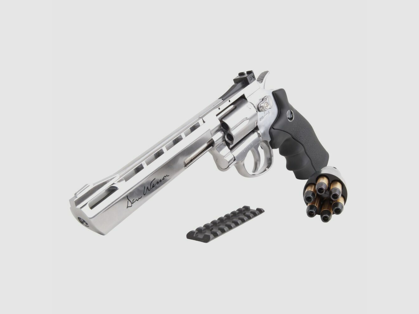 Dan Wesson 6" .177 Silber 4,5mm Druckluft Co2