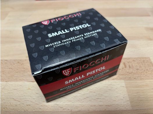 1500 pcs. Fiocchi Small Pistol Primer