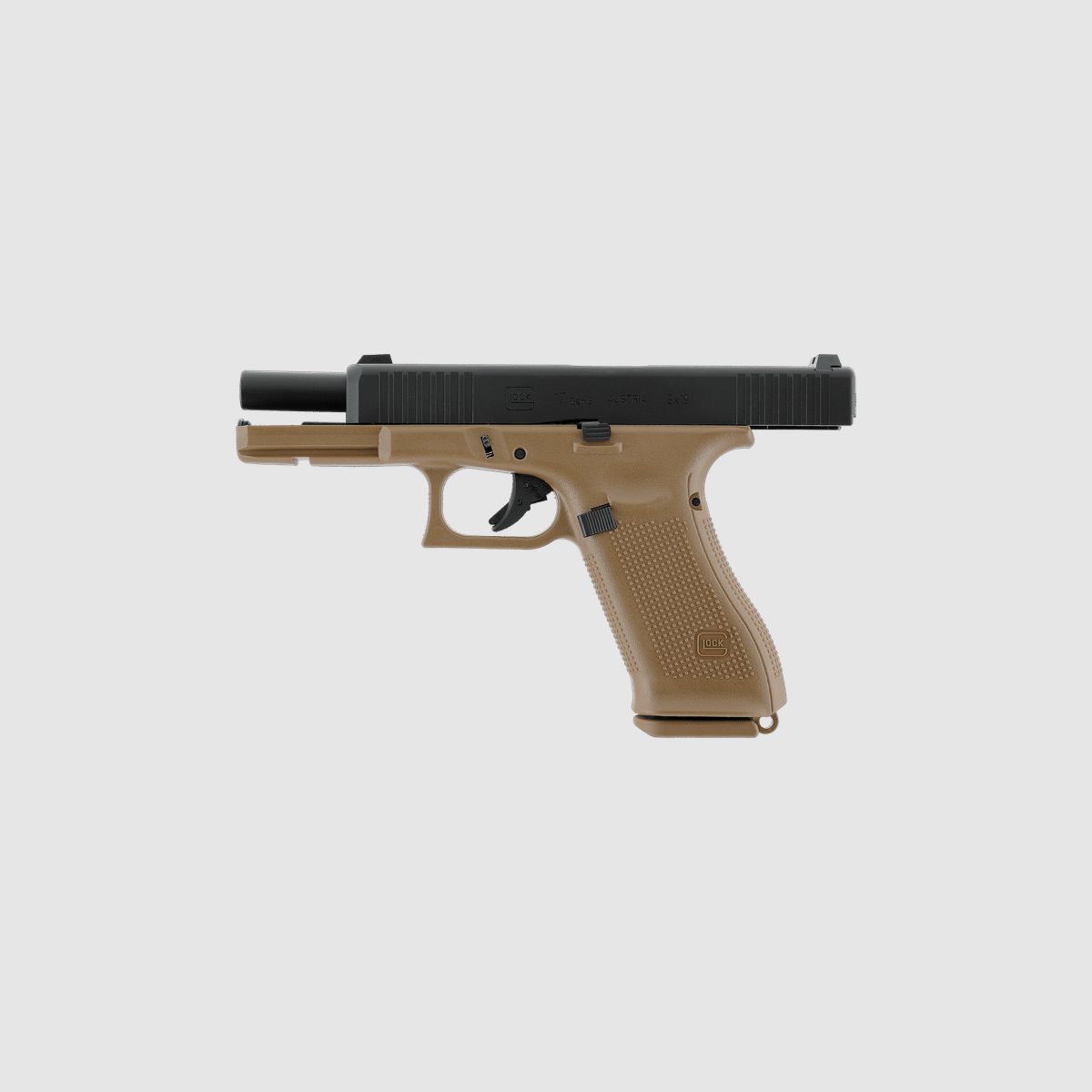 Glock 17 Gen5 French Edition - Metal Slide GBB - Schwarz-Coyote | UMAREX