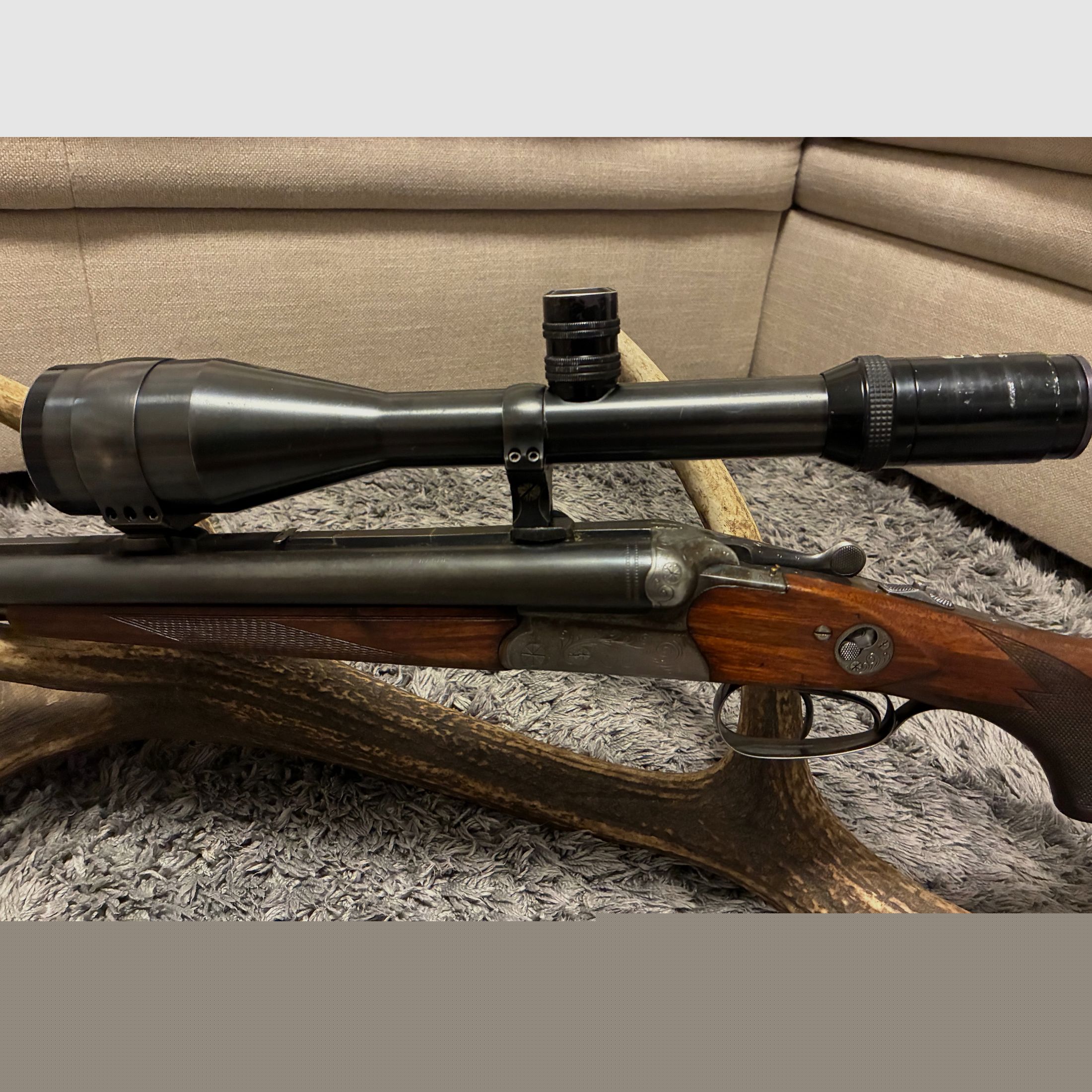 Merkel drilling Q1 8x57 IRS; 12/70 + Kahles Helia 3-12x56