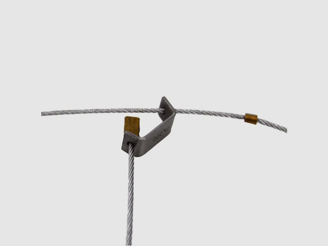 Set of 10 2 mm fox collars with stopper – Made in France, image 2 of 4