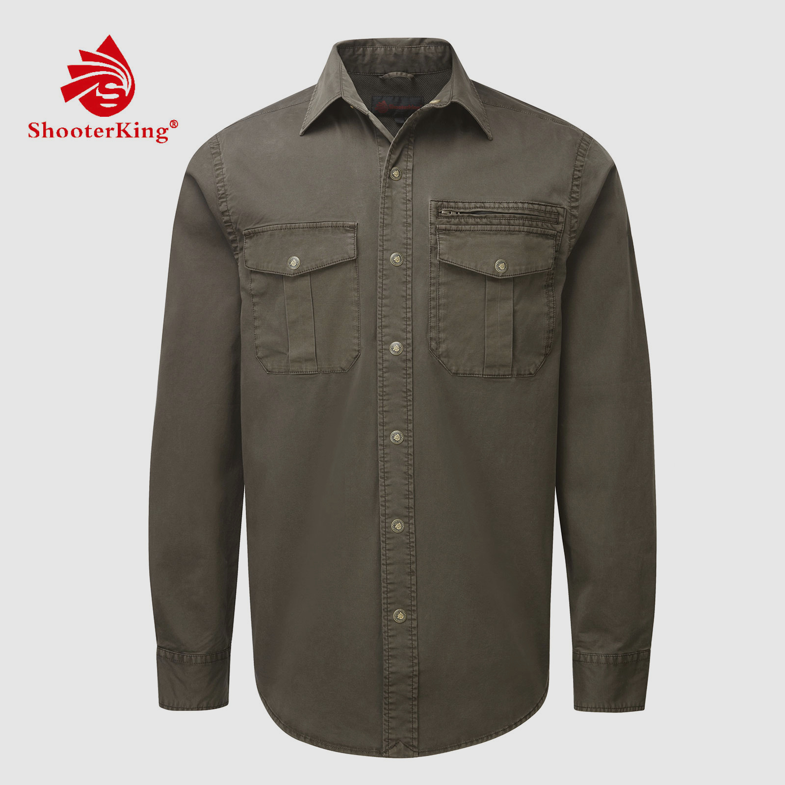 SHOOTERKING Forest Hemd braun
