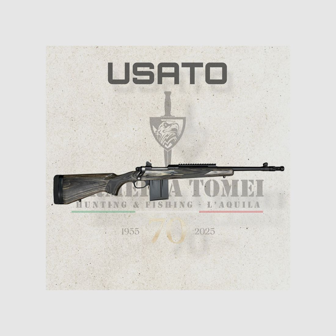 USADO – RIFLE – RUGER MOD. M-77 GUNSITE SCOUT cal. 308 Win., imagen 1 de 5