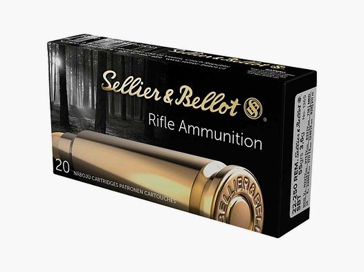 .22-250 Rem. Sierra Game King 3,6g/55grs. Sellier & Bellot