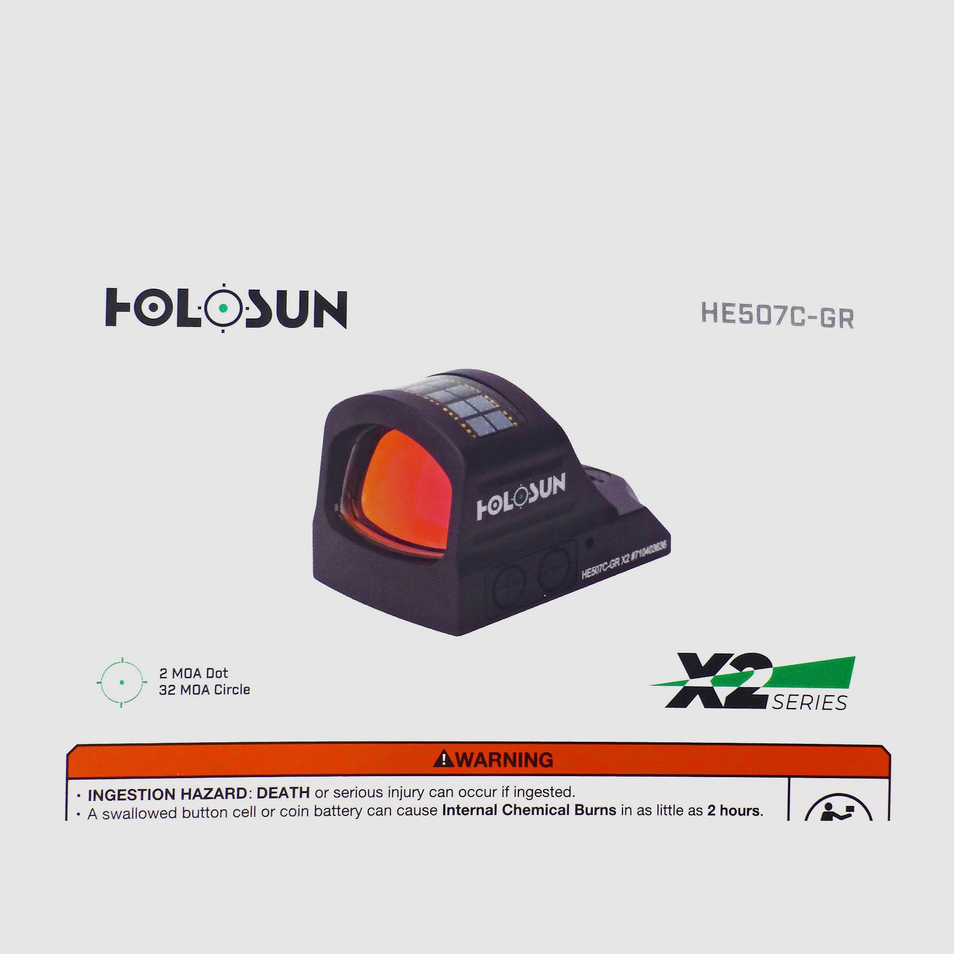 Viseur HOLOSUN HS507C X2 Green, image 4 sur 4