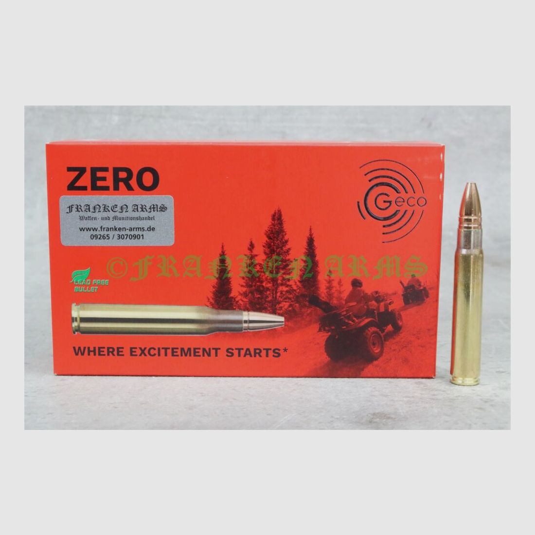 GECO Zero 9,3x62 184gr. 11,9g 20 pezzi prezzi a scalare
